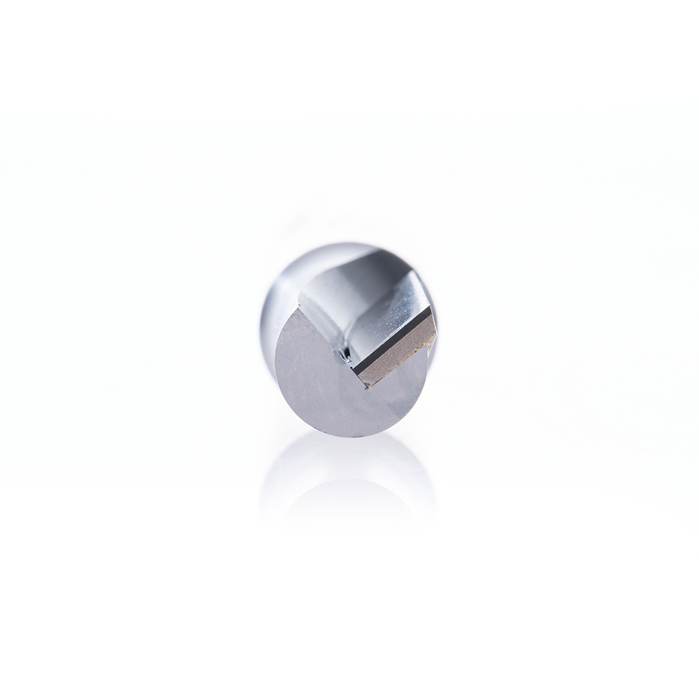 DRB-422 Straight Plunge Down-Shear Polycrystalline Diamond (PCD) Tipped 3/8 Dia x 15.35mm (5/8) x 3/8 Shank Single Flute Router Bit