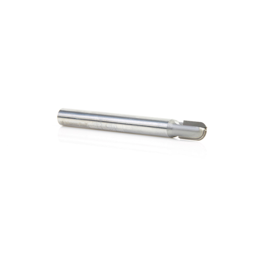 DRB-432 CNC Polycrystalline Diamond (PCD) Ball Nose 1/8 Radius x 1/4 Dia x 3/8 x 1/4 Shank x 2-1/2 Inch Long x 2 Flute Router Bit