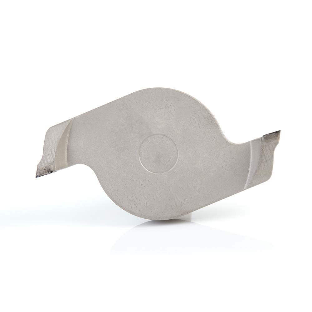 DRB-442 Polycrystalline Diamond (PCD) Tipped CNC Spoilboard Surfacing, Rabbeting, Flycutter, Slab Leveler & Surface Planer 3" Dia x 1/16 Radius x 10mm x 1/2 Shank