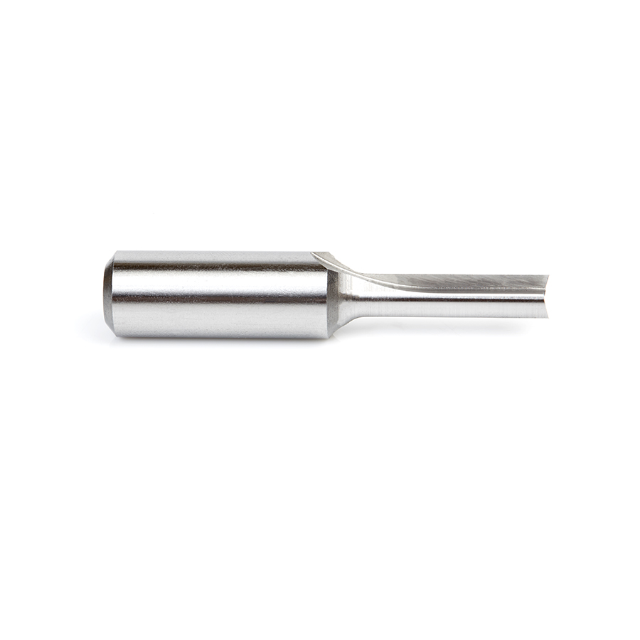 HSS1612 High Speed Steel (HSS) Foam Cutting Straight V-Flute 1/4 Dia x 1 x 1/2 Shank Router Bit