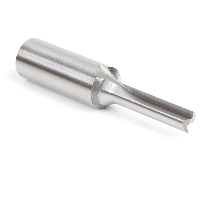 HSS1612 High Speed Steel (HSS) Foam Cutting Straight V-Flute 1/4 Dia x 1 x 1/2 Shank Router Bit