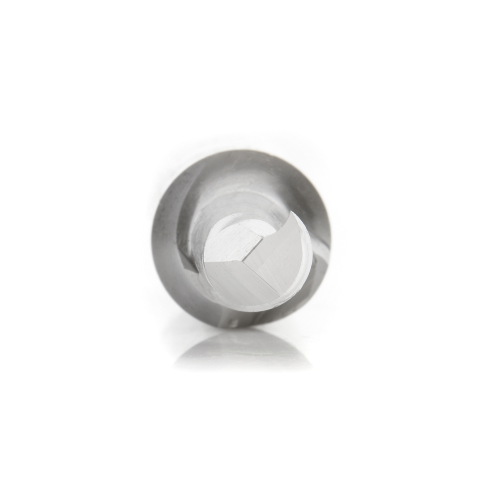 HSS1626 High Speed Steel (HSS) Single Flute Spiral Aluminum Cutting 21/64 Dia x 3/4 x 1/2 Inch Shank Up-Cut Router Bit