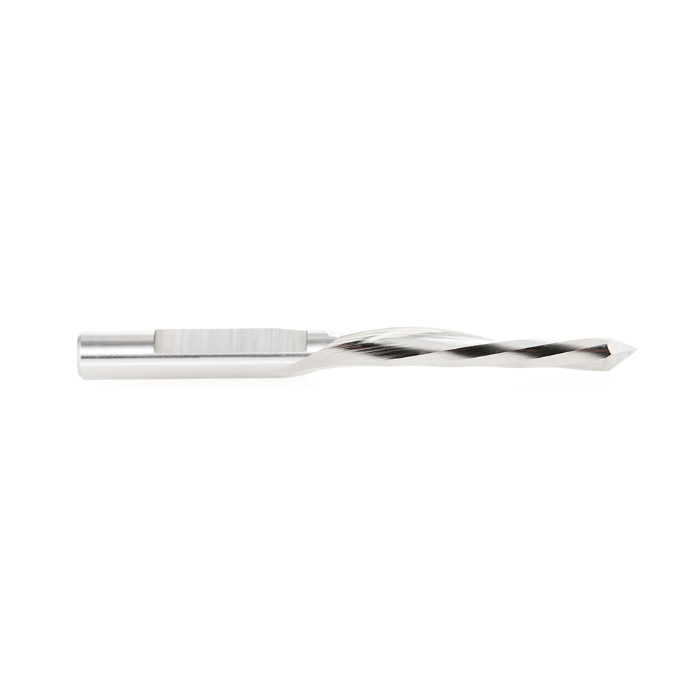 HSS1705 High Speed Steel (HSS) 18° Helix 1/2 Dia x 2-1/2 x 1/2 Shank Single Flute Down-Cut Steel Door Bit