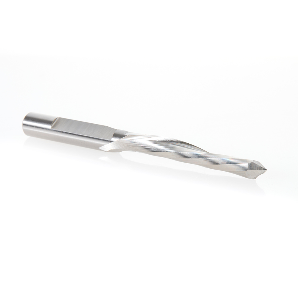 HSS1705 High Speed Steel (HSS) 18° Helix 1/2 Dia x 2-1/2 x 1/2 Shank Single Flute Down-Cut Steel Door Bit