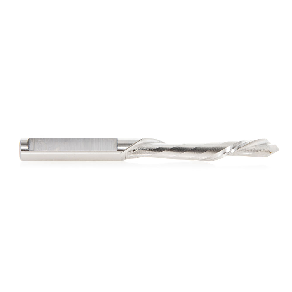 HSS1707 High Speed Steel (HSS) 32° Helix 1/2 Dia x 2-1/2 x 1/2 Shank Single Flute Down-Cut Steel Door Bit