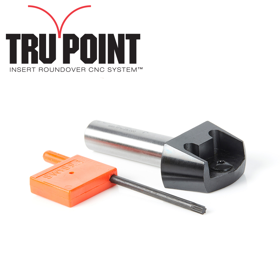 RC-1052 Tru Point Roundover Insert CNC System Tool Body 1/2 Inch Shank