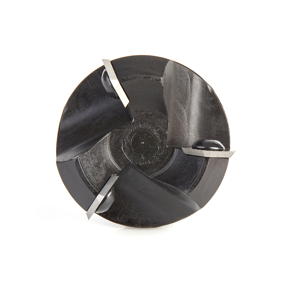 RC-2267 CNC Insert Carbide 3 Wing/Flute Heavy Duty Spoilboard Plunging, Surfacing, Planing, Flycutter & Slab Leveler 1-3/4 Dia x 3/4 x 1/2 Shank Router Bit