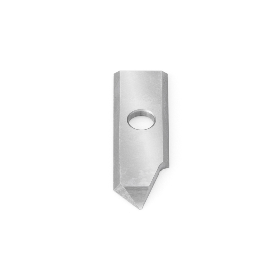 RCK-393 Solid Carbide Insert 90 Deg x 0.040 Inch V Tip Width Engraving Knife for In-Groove System