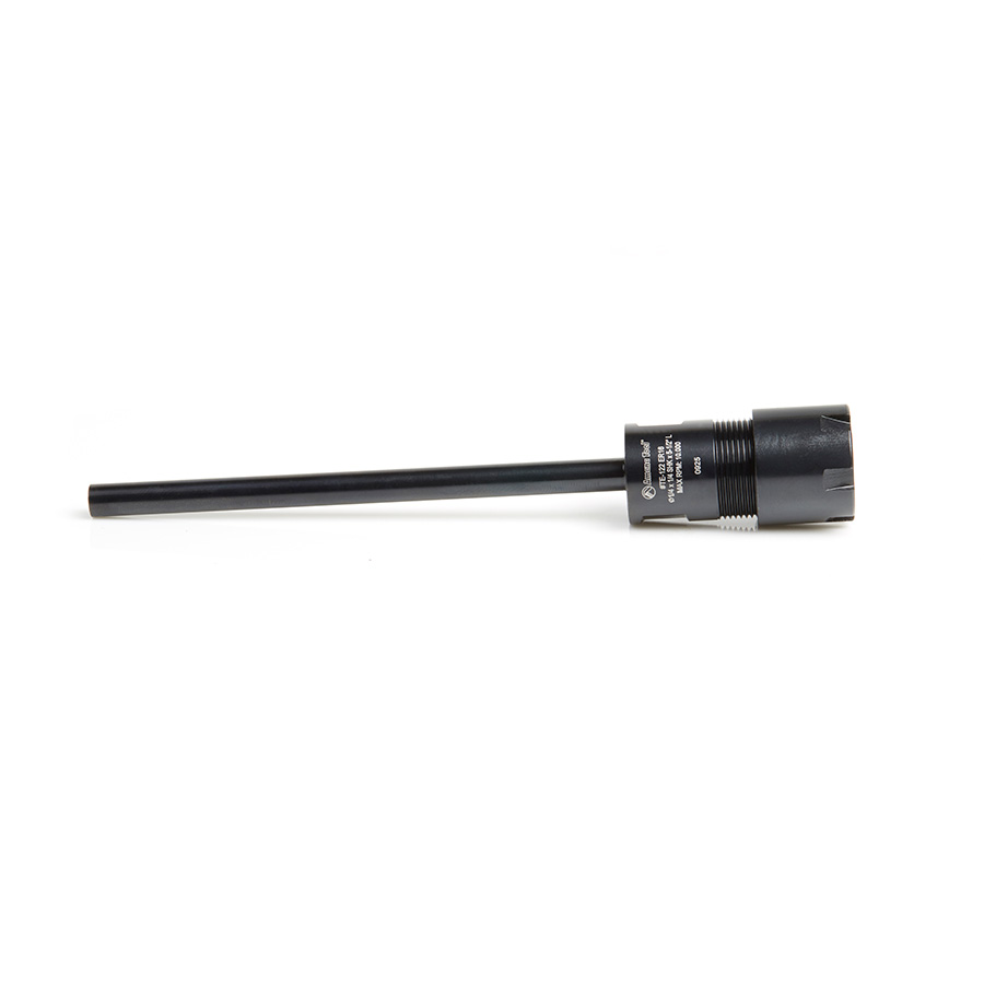 TE-122 CNC High Precision Tool Holder Extension 1/4 Shank, 5-1/2 Inch Length, 55/64 Inch Dia., 1/4 Inch Inner Dia.