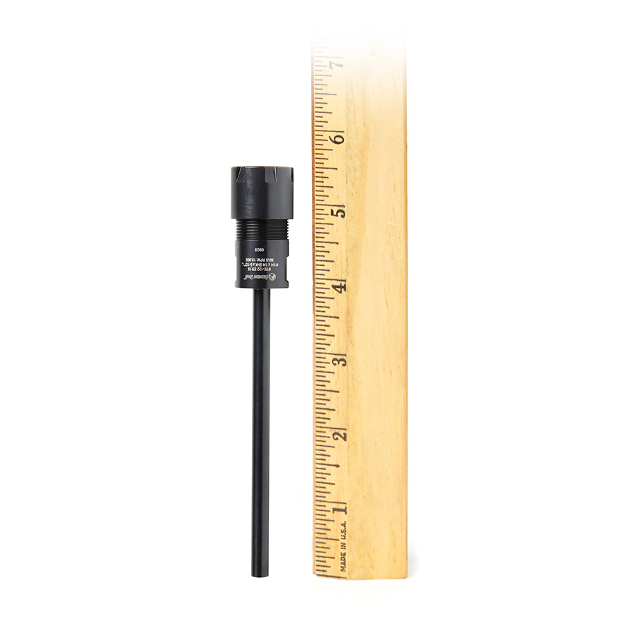 TE-122 CNC High Precision Tool Holder Extension 1/4 Shank, 5-1/2 Inch Length, 55/64 Inch Dia., 1/4 Inch Inner Dia.