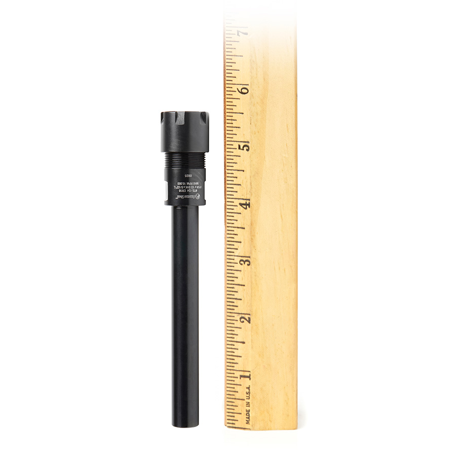 TE-124 CNC High Precision Tool Holder Extension 1/2 Shank, 5-1/2 Inch Length, 55/64 Inch Dia., 1/4 Inch Inner Dia.